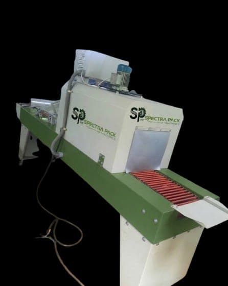 Fully Automatic L-Sealer with Shrink Tunnel Machine by Spectra Pack Machines