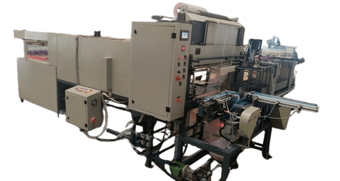 Automatic Web Sealer with Shrink Tunnel - Bottles by Spectra Pack Machines