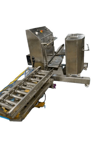 Double Door Chamber Vaccum Machine With Conveyor