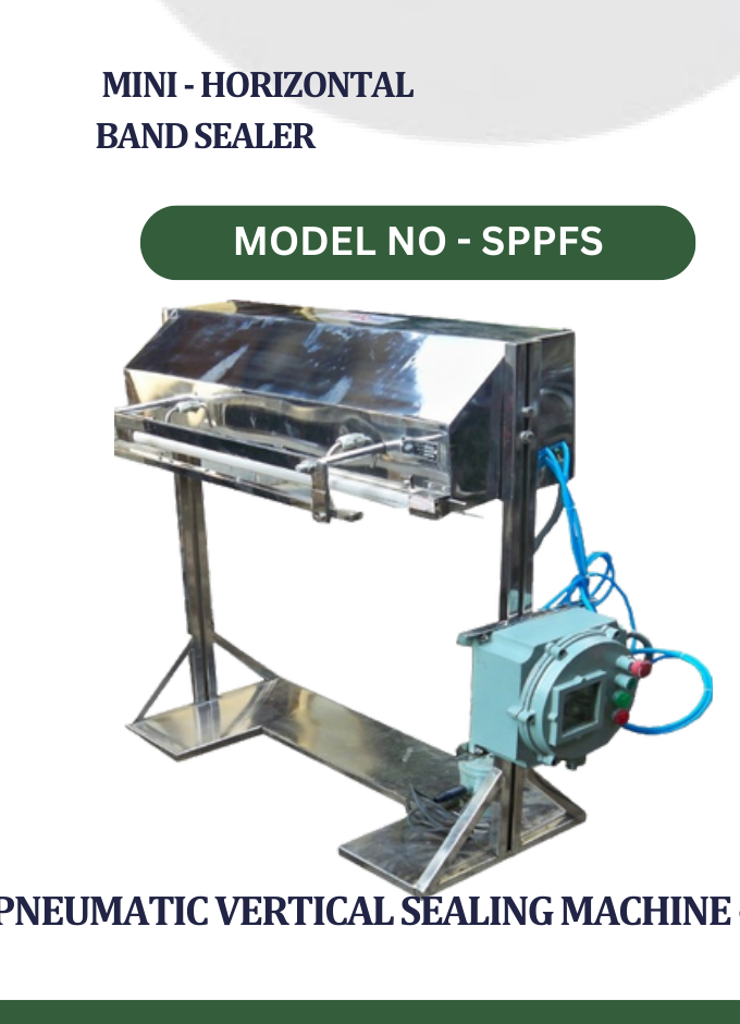 Pneumatic Vertical Sealing Machine - Flame Proof | Spectra Pack ...